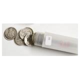 ROLL OF MERCURY DIMES