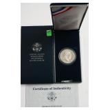 PROOF EISENHOWER SILVER DOLLAR W BOX PAPERS