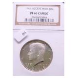 1964 ACCENTED HAIR NGC NS66CAMEO KENNEDY HALF DOLL