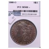 1900 O PCU MS66 + MORGAN DOLLAR TONER