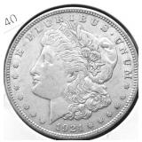 1921 MORGAN DOLLAR XF