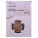 2025 NGC MS65 RED LINCOLN CENT