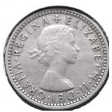 1958 G BRIT 6 PENCE XF
