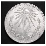 1940 MEXICO CHOICE BU SILVER PESO