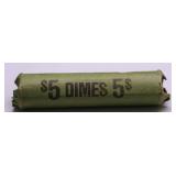PROOF 2002 ROLL OF ROOSEVELT DIMES