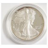 1987 PROOF SILVER EAGLE W BOX