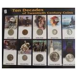 TEN DECADES OF 20TH CENTURY COINS