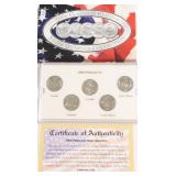PLATINUM  EDITION QUARTER SET