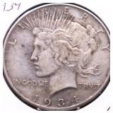 1934 PEACE DOLLAR