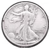 1942 S WALKING HALF DOLLAR XF