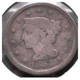 1954 LARGE CENT VG DETAILS
