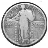 1929 STANDING QUARTER VG