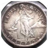 1910 CANADA SILVER 50 CENTS G