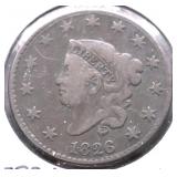 1826 LARGE CENT F PQ
