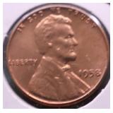 1958 SUPURB GEM RED LINCOLN CENT