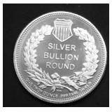 1 OZ .999 SILVER ROUND