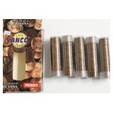 5 ROLLS OF LINCOLN CENTS