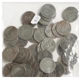 50 1943 STEEL CENTS