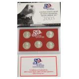 2005 SILVER PROOF QUARTER SET