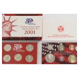 2001 SILVER PROOF SET