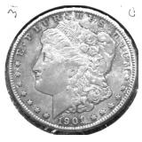 1901 O MORGAN DOLLAR XF