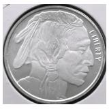 HALF OZ .999 SILVER ROUND