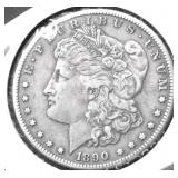 1890 S MORGAN DOLLAR XF