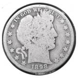 1898 BARBER HALF DOLLAR G