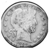 1906 D BARBER HALF DOLLAR G