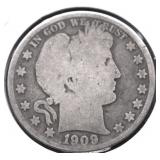 1909 O BARBER HALF DOLLAR G