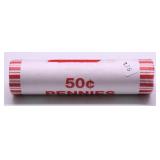 GEM RED 2025 D ROLL OF LINCOLN CENTS