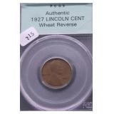 1927 LINCOLN CENT VF