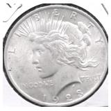 1923 CHOICE BU PEACE DOLLAR