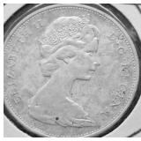 1965 CANADA SILVER DOLLAR AU