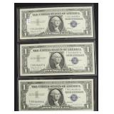 GEM BU CONSECUTIVE SERIAL # SILVER CERTIFICATES