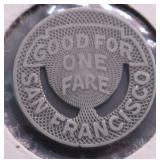 SAN FRANSICO TRANSIT TOKEN AU