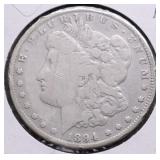 1894 MORGAN DOLLAR VG DETAILS