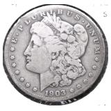1903 S MORGAN DOLLAR VG