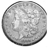 1893 MORGAN DOLLAR VF