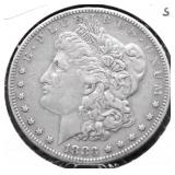1883 S MORGAN DOLLAR XF