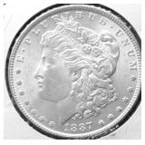 1887 CHOICE BU MORGAN DOLLAR