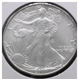 2000 SILVER EAGLE GEM