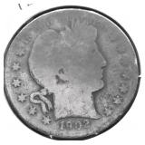 1902 O BARBER HALF DOLLAR G