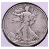 1934 S WALKING HALF DOLLAR XF