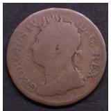 1823 IRELAND HALF PENNY VG