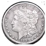 1882 CC MORGAN DOLLAR XF