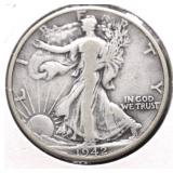 1942 WALKING HALF DOLLAR  VF