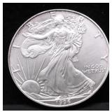 1996 GEM BU SILVER EAGLE GEM
