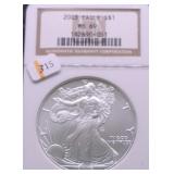 2003 NGC MS69 SILVER EAGLE GEM