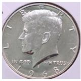 1968 S PROOF KENNEDY HALF DOLLAR